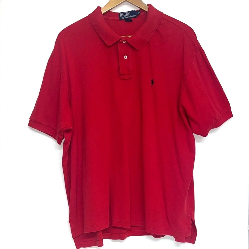 Polo Ralph Lauren XXL Men's Classic Red Polo Shirt 100% Cotton #preppy